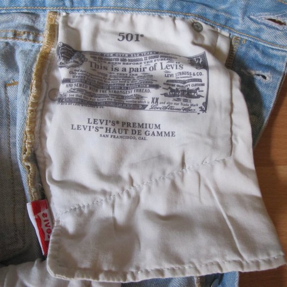 Women's Levis 501 Jeans - Picture 4 of 6